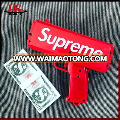 Dollar/Euro Paper Cash Gun Make It Rain Superme Cash Cannon Money Gun