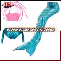 Manufacturer Factory Price Mermaid Tails For Swimming Bikini Kids Swimsuits Mermaid Tails Set