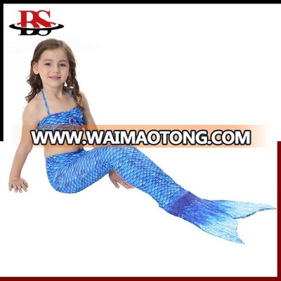 Costumes Children Swimsuit Mermaid Separate Bikini 3 pieces Swimwear 10 Color Available