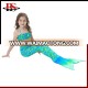 Cheap Factory Wholesale Mermaid Tails for Girls Swimming Brightly Green Mermaid Swimwear